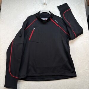 Joe Rocket Motorcycle Base Layer Thermal Pullover Mens L Riding Shirt‎ Thumbhole